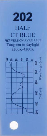 202 Half CTB lighting filter / gel