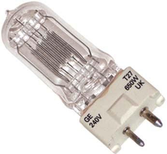 T26 240v 650w Gy9.5 lamp